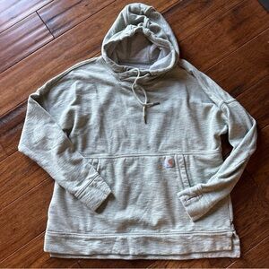 Carhartt women’s green gray Hoodie Sweater